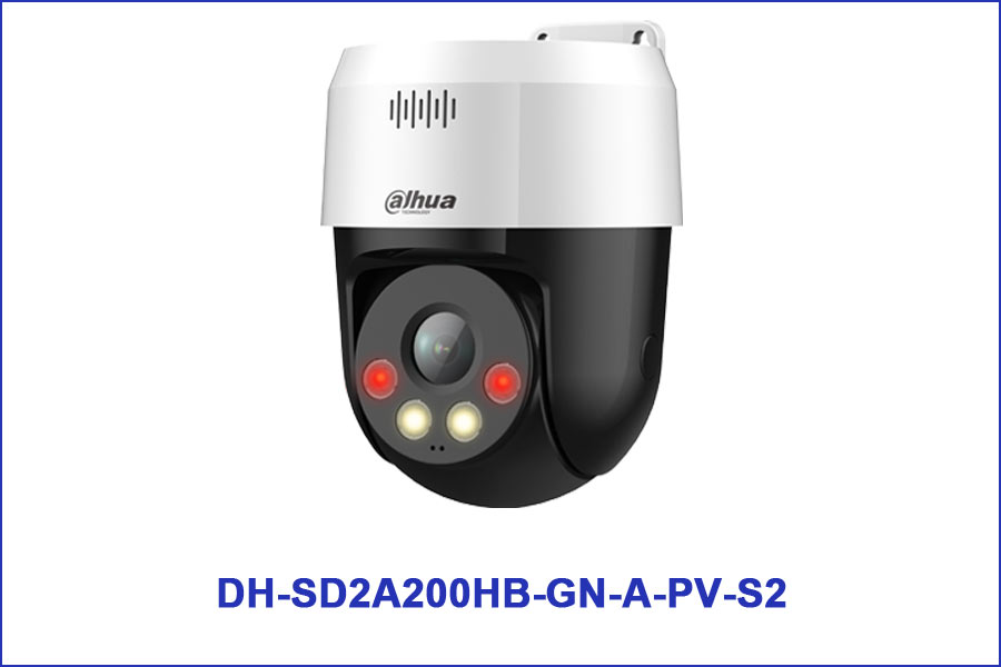 Camera IP PTZ 2MP DAHUA DH-SD2A200HB-GN-A-PV-S2 hỗ trợ nguồn POE