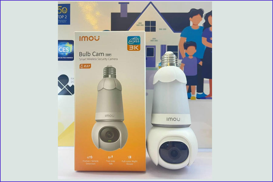 camera wifi Bóng Đèn IMOU IPC-S6DP-5M0WEB-E27 5.0MP