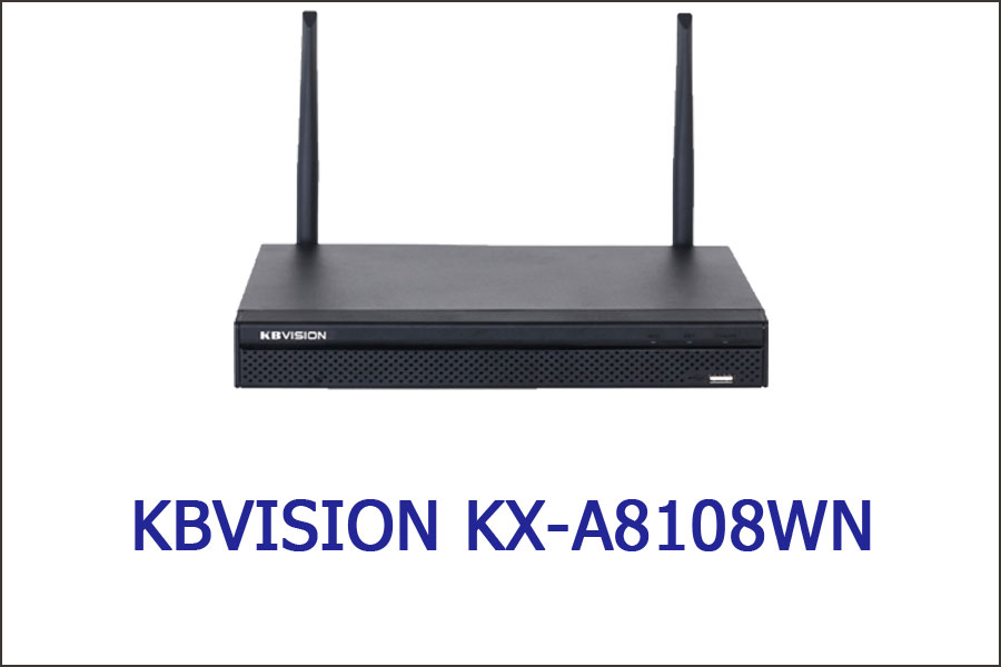 Đầu ghi hình IP Wifi KBVISION KX-A8108WN 8 kênh cắm là chạy