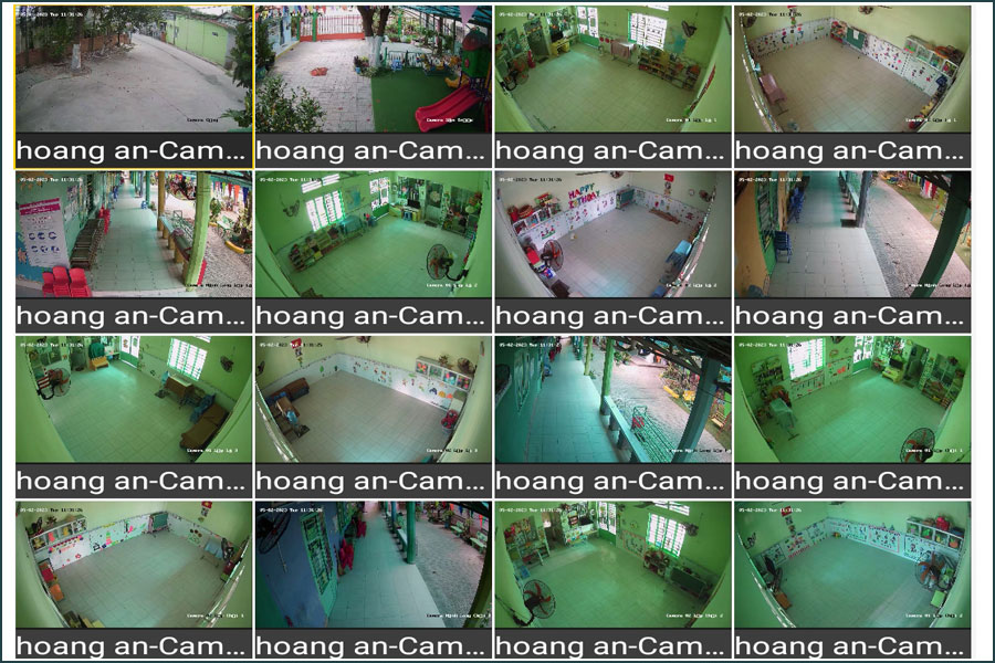 lắp đặt camera cho trường mầm non