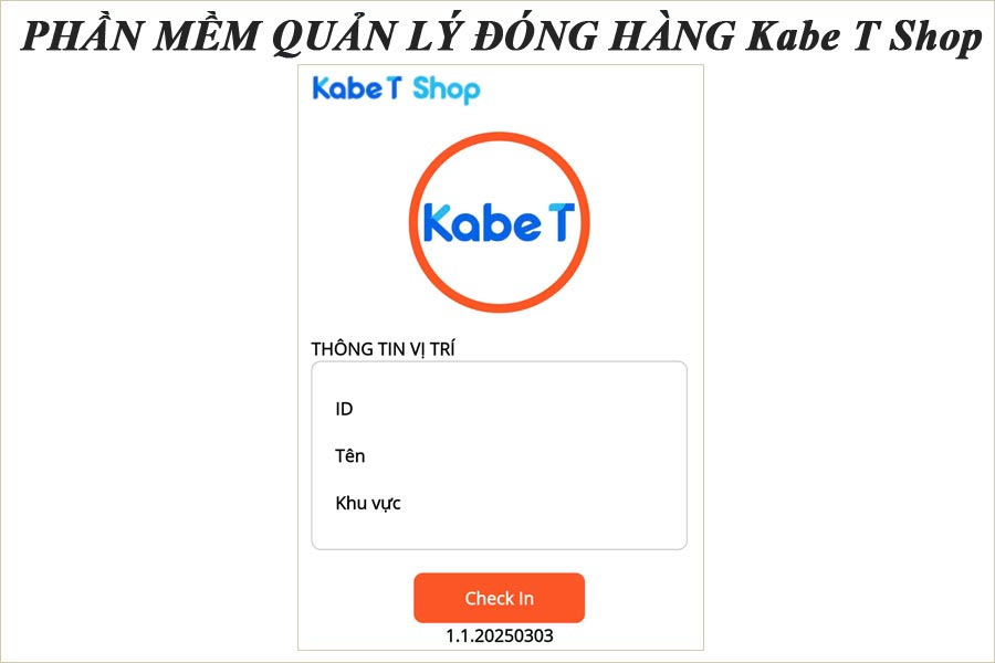 phần mềm kabe t shop