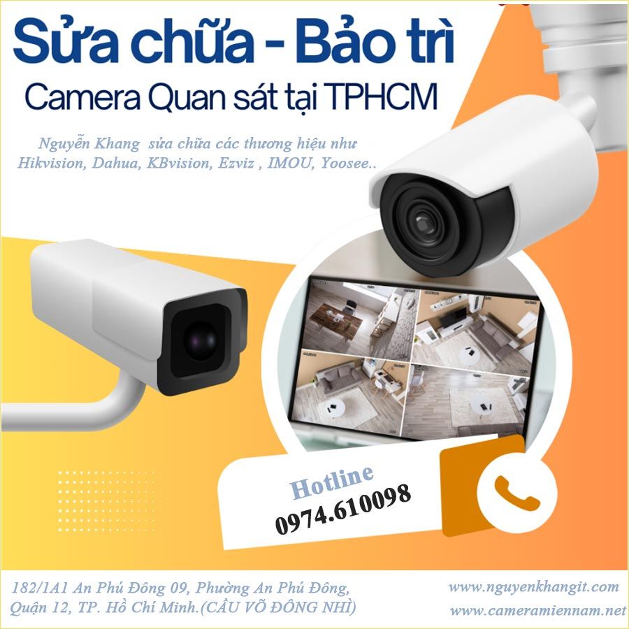 Kỹ thuật sửa camera quan sát tận nơi