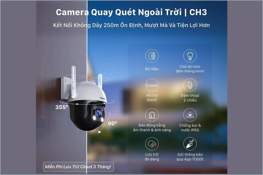 Camera wifi Tenda CH3